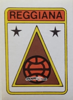Sticker Scudetto Reggiana - Calcio Flash 1985 n. SC51 - Edizioni Flash