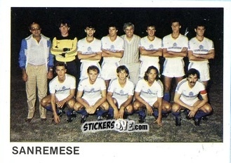 Figurina Squadra Sanremese - Calcio Flash 1985 n. 464 - Edizioni Flash