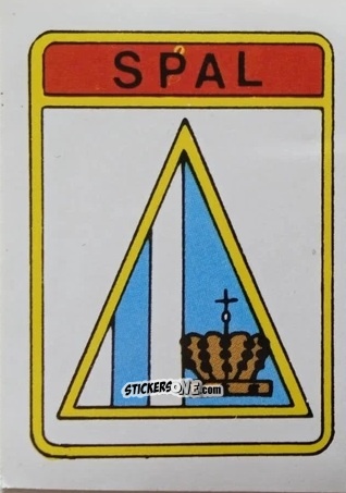 Cromo Scudetto SPAL - Calcio Flash 1985 n. SC55 - Edizioni Flash