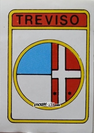 Cromo Scudetto Treviso - Calcio Flash 1985 n. SC56 - Edizioni Flash