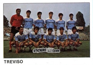 Figurina Squadra Treviso - Calcio Flash 1985 n. 466 - Edizioni Flash