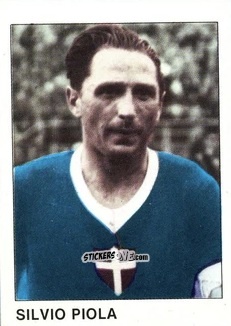Figurina Silvio Piola - Calcio Flash 1985 n. 467 - Edizioni Flash