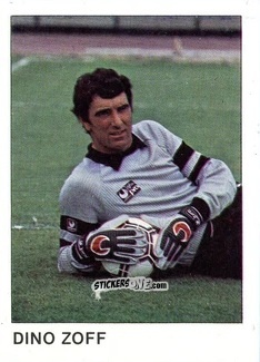 Sticker Dino Zoff - Calcio Flash 1985 n. 468 - Edizioni Flash