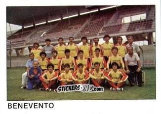 Figurina Squadra Benevento - Calcio Flash 1985 n. 471 - Edizioni Flash
