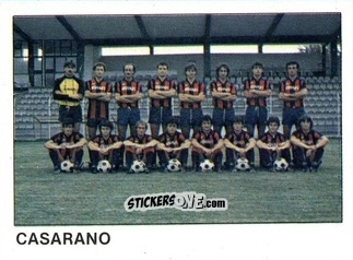 Figurina Squadra Casarano - Calcio Flash 1985 n. 473 - Edizioni Flash