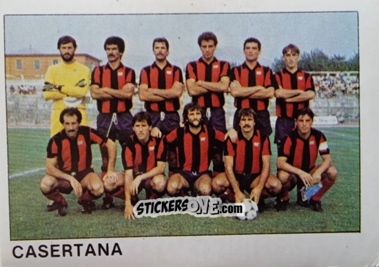 Figurina Squadra Casertana - Calcio Flash 1985 n. 474 - Edizioni Flash