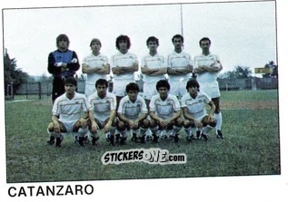 Figurina Squadra Catanzaro - Calcio Flash 1985 n. 475 - Edizioni Flash