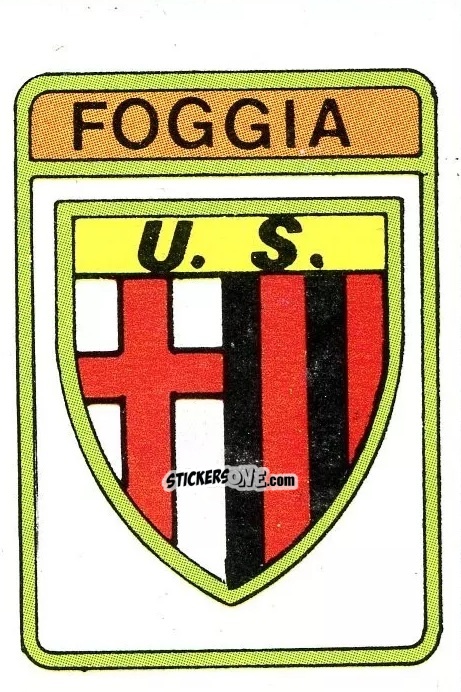Sticker Scudetto Foggia