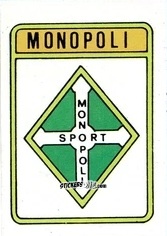Cromo Scudetto Monopoli - Calcio Flash 1985 n. SC69 - Edizioni Flash