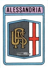 Sticker Scudetto Alessandria - Calcio Flash 1985 n. SC75 - Edizioni Flash