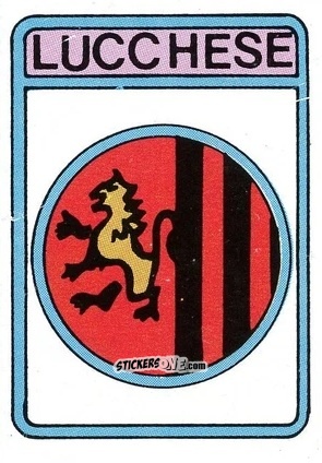 Figurina Scudetto Lucchese - Calcio Flash 1985 n. SC81 - Edizioni Flash