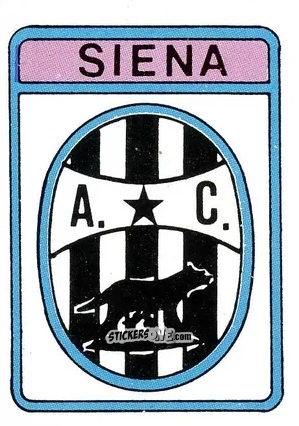 Figurina Scudetto Siena - Calcio Flash 1985 n. SC89 - Edizioni Flash