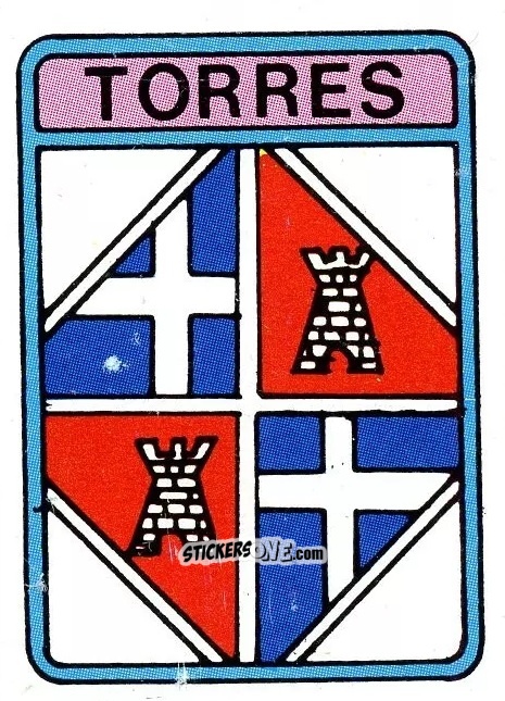 Figurina Scudetto Torres