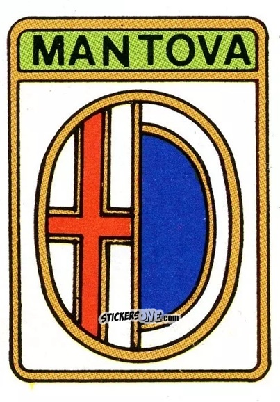 Figurina Scudetto Mantova - Calcio Flash 1985 n. SC95 - Edizioni Flash