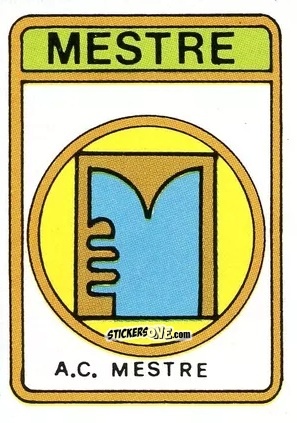 Sticker Scudetto Mestre - Calcio Flash 1985 n. SC96 - Edizioni Flash