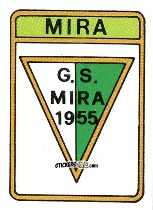 Sticker Scudetto Mira - Calcio Flash 1985 n. SC97 - Edizioni Flash