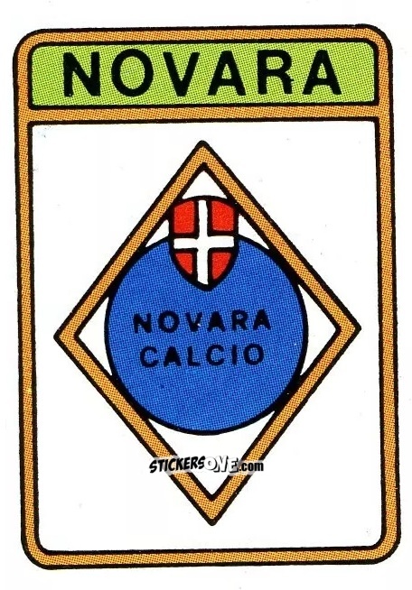Figurina Scudetto Novara - Calcio Flash 1985 n. SC99 - Edizioni Flash
