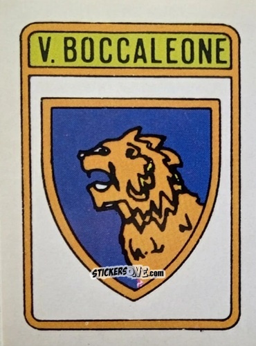 Sticker Scudetto V. Boccaleone - Calcio Flash 1985 n. SC110 - Edizioni Flash