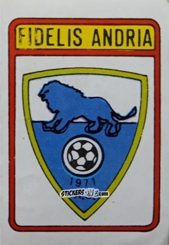 Figurina Scudetto Fidelis Andria