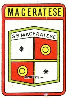 Figurina Scudetto Maceratese