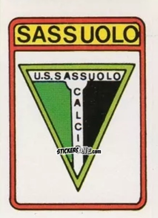 Sticker Scudetto Sassuolo - Calcio Flash 1985 n. SC126 - Edizioni Flash
