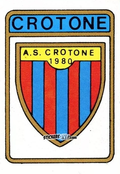 Figurina Scudetto Crotone