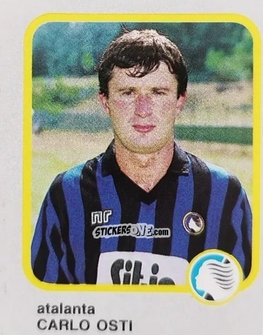 Sticker Carlo Osti - Calcio Flash 1986 n. 6 - Edizioni Flash