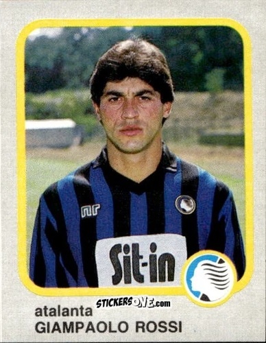 Cromo Giampaolo Rossi - Calcio Flash 1986 n. 7 - Edizioni Flash