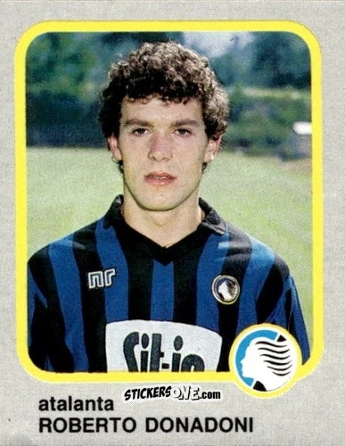 Figurina Roberto Donadoni - Calcio Flash 1986 n. 11 - Edizioni Flash