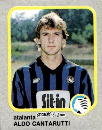 Sticker Aldo Cantarutti - Calcio Flash 1986 n. 15 - Edizioni Flash