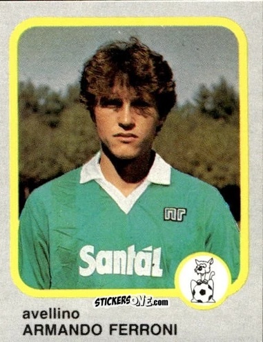 Sticker Armando Ferroni - Calcio Flash 1986 n. 24 - Edizioni Flash