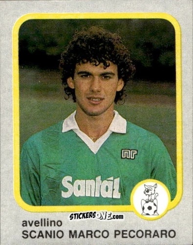 Sticker Scanio Marco Pecoraro - Calcio Flash 1986 n. 26 - Edizioni Flash