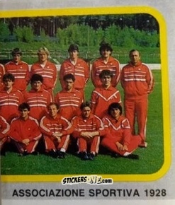 Sticker Squadra Bari (puzzle 2) - Calcio Flash 1986 n. 38 - Edizioni Flash