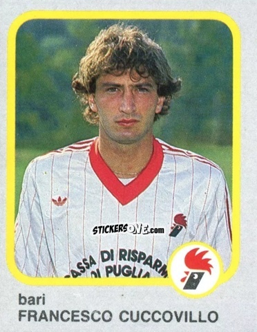 Sticker Francesco Cuccovillo - Calcio Flash 1986 n. 44 - Edizioni Flash