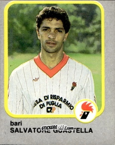 Cromo Salvatore Guastella - Calcio Flash 1986 n. 45 - Edizioni Flash