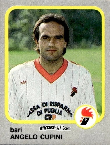 Cromo Angelo Cupini - Calcio Flash 1986 n. 49 - Edizioni Flash