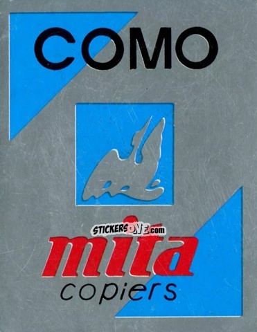 Sticker Scudetto Como - Calcio Flash 1986 n. SC4 - Edizioni Flash