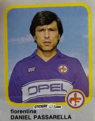 Cromo Daniel Passarella - Calcio Flash 1986 n. 81 - Edizioni Flash