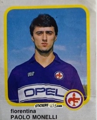 Sticker Paolo Monelli - Calcio Flash 1986 n. 88 - Edizioni Flash
