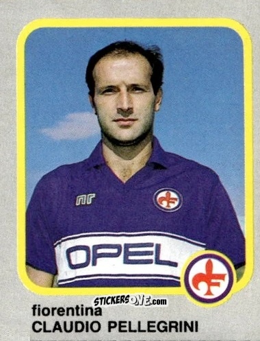 Figurina Claudio Pellegrini - Calcio Flash 1986 n. 89 - Edizioni Flash