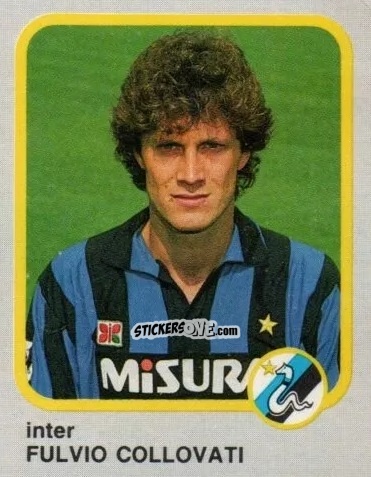 Sticker Fulvio Collovati - Calcio Flash 1986 n. 96 - Edizioni Flash
