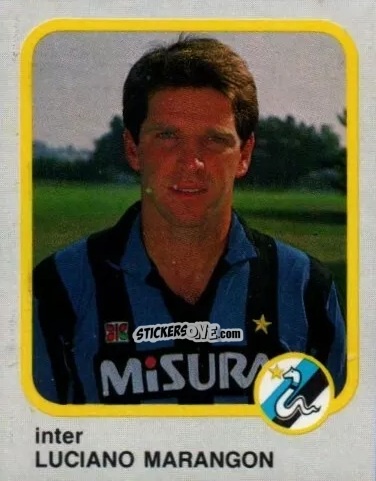 Sticker Luciano Marangon - Calcio Flash 1986 n. 98 - Edizioni Flash