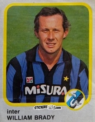 Cromo William Brady - Calcio Flash 1986 n. 103 - Edizioni Flash