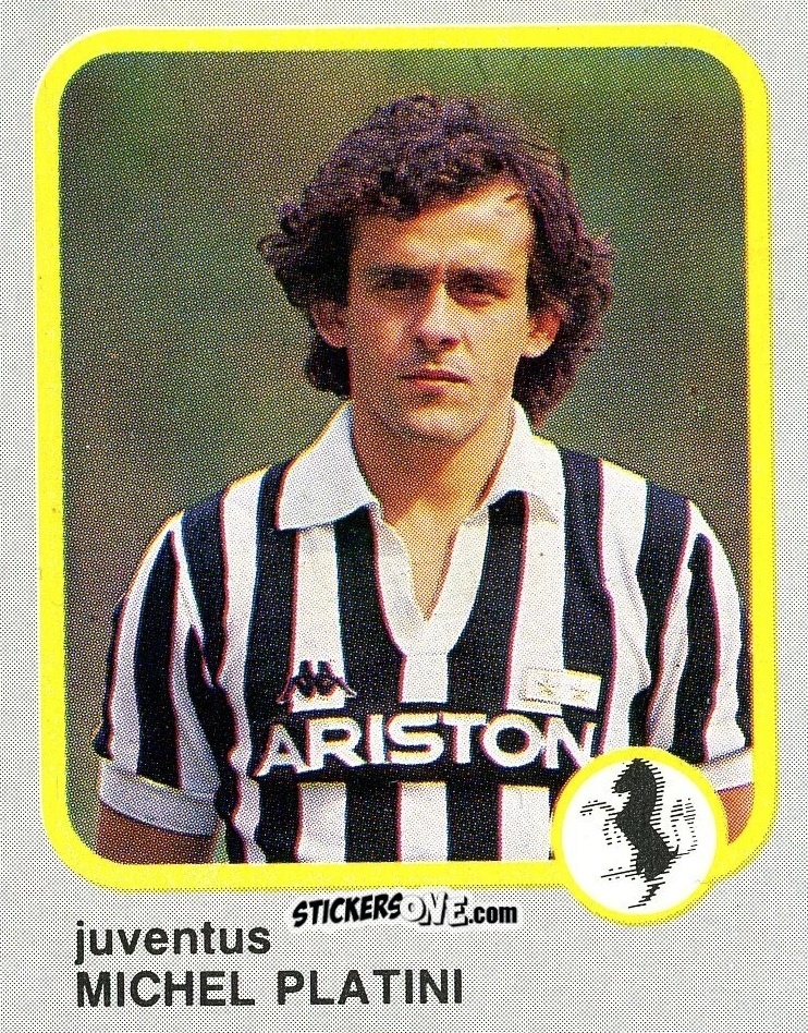 Figurina Michel Platini - Calcio Flash 1986 n. 122 - Edizioni Flash