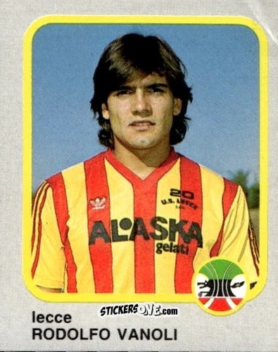 Figurina Rodolfo Vanoli - Calcio Flash 1986 n. 131 - Edizioni Flash