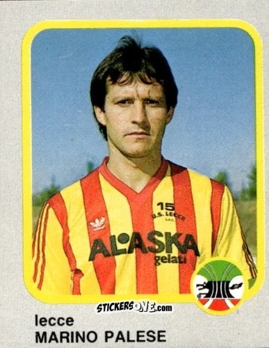 Cromo Marino Palese - Calcio Flash 1986 n. 139 - Edizioni Flash
