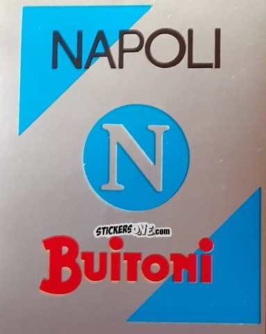 Cromo Scudetto Napoli - Calcio Flash 1986 n. SC10 - Edizioni Flash