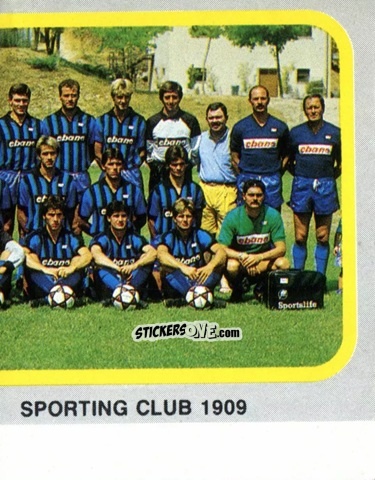 Sticker Squadra Pisa (puzzle 2) - Calcio Flash 1986 n. 182 - Edizioni Flash