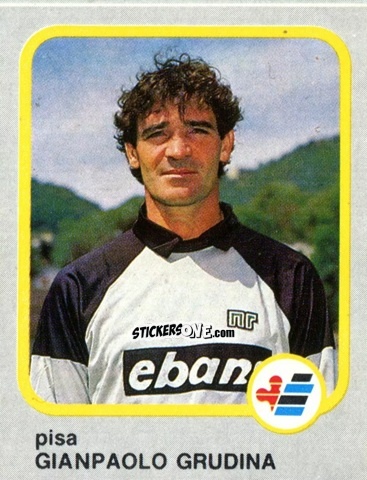 Sticker Gianpaolo Grudina - Calcio Flash 1986 n. 184 - Edizioni Flash