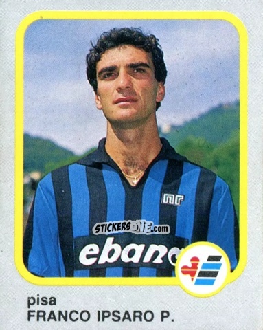 Sticker Franco Ipsaro P. - Calcio Flash 1986 n. 185 - Edizioni Flash
